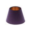 Bright Purple Empire Lampshade Brushed Copper Inner