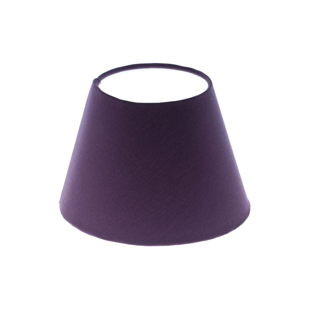 Bright Purple Cotton Empire Lampshade, Small Purple Table Lamp Shade