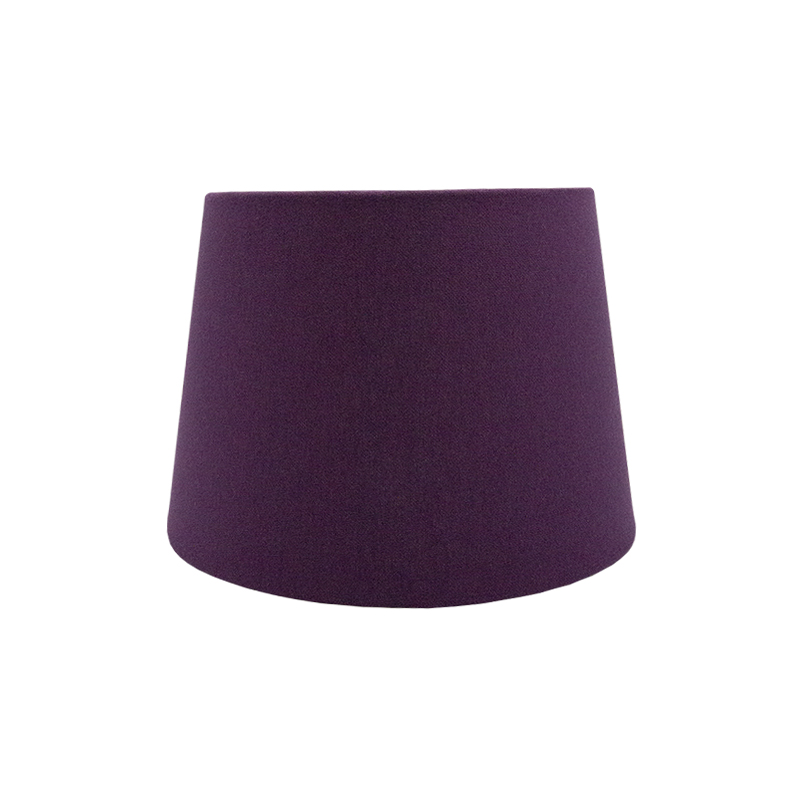 Bright Purple Cotton French Drum, Purple Table Lamp Shades Uk