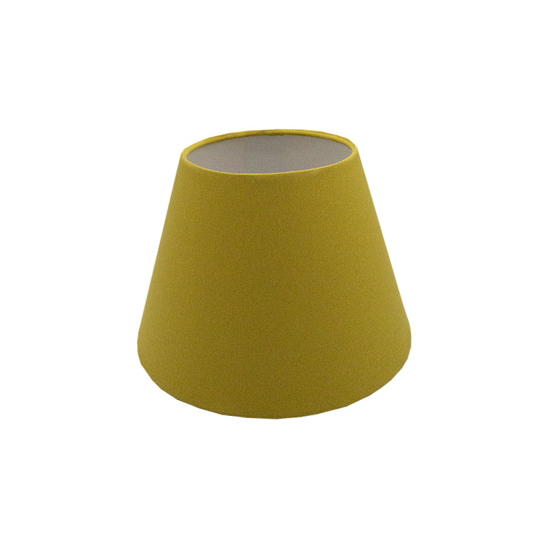 Mustard Yellow Cotton Empire Lampshade, Small Cylinder Lamp Shades Uk