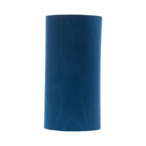 Bright Blue Tall Drum Lampshade