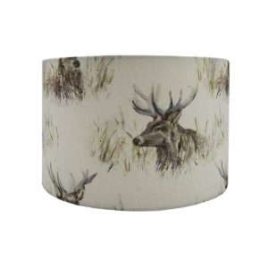Voyage Wallace Stag Drum Lampshade