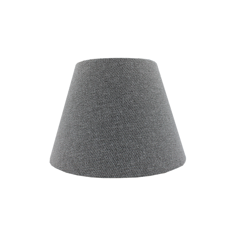 Light Grey Wool Empire Lampshade, Grey Linen Lamp Shade Uk