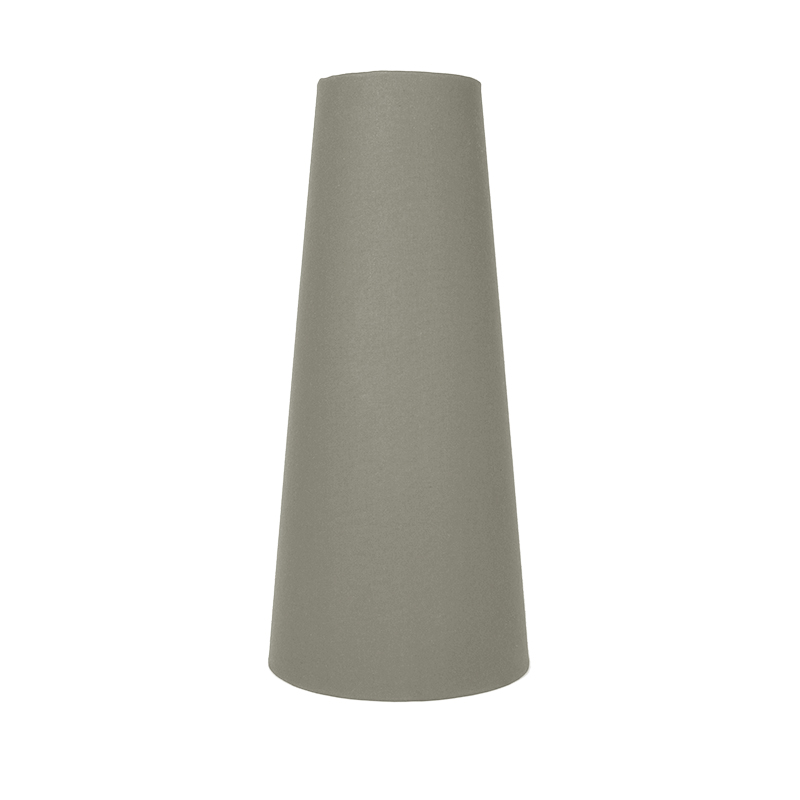 Stone Cotton Tall Tapered Lampshade, Cone Lamp Shade