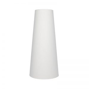 White Tall Tapered Lampshade