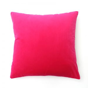 Fuchsia Pink Velvet Cushion