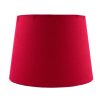 Berry Red Velvet French Drum Lampshade
