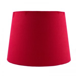 Berry Red Velvet French Drum Lampshade