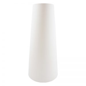 Ivory Satin Tall Tapered Lampshade