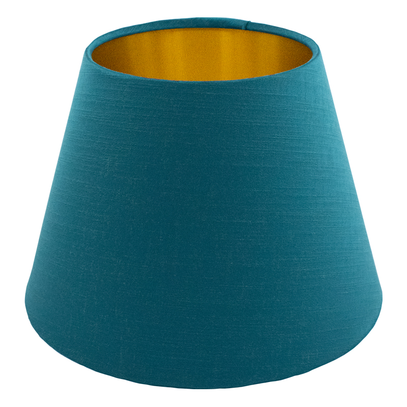 Teal Satin Empire Lampshade, Turquoise Table Lamp Shades Uk