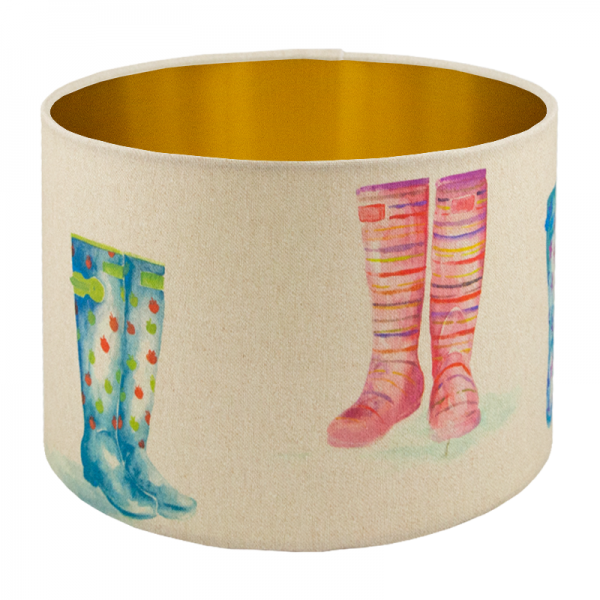 Voyage Welly Boots Drum Lampshade