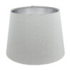 Dove Grey Satin French Drum Lampshade