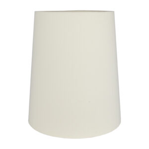 Cream Cotton Tall French Drum Lampshade