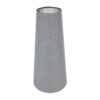 Light Grey Wool Tall Tapered Lampshade