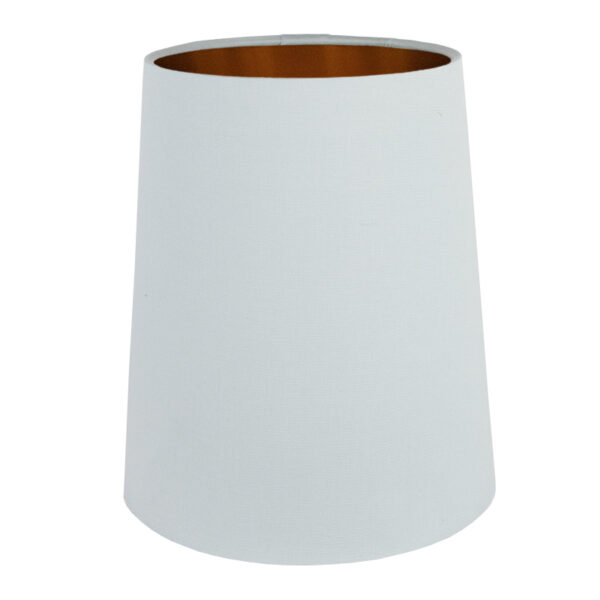 Light Grey Cotton Tall French Drum Lampshade