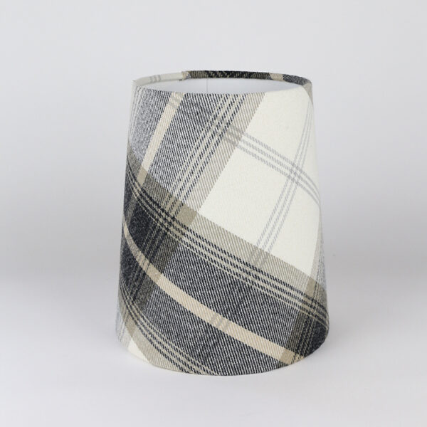 Balmoral Charcoal Tall French Drum Lampshade