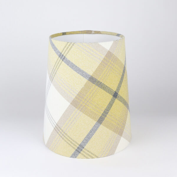 Balmoral Ochre Tall French Drum Lampshade