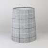 Bamburgh Dove Grey Tall French Drum Lampshade