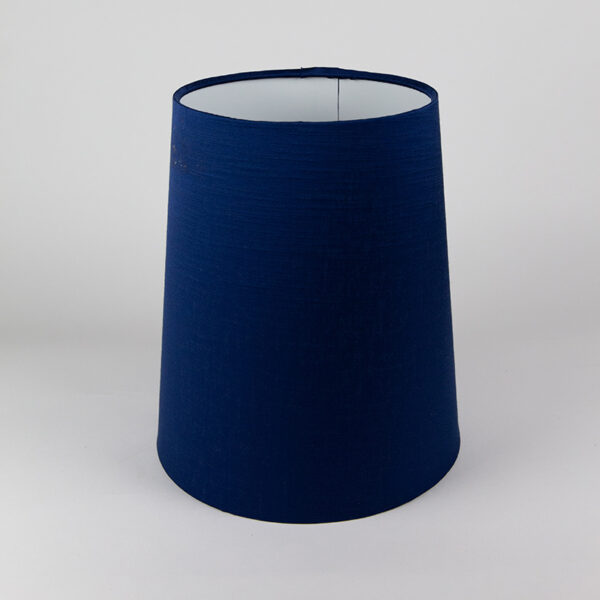 Midnight Blue Satin Tall French Drum Lampshade