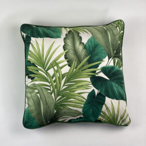 Palm Velvet Square Cushion