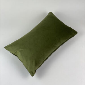 Sage Velvet Rectangular Cushion